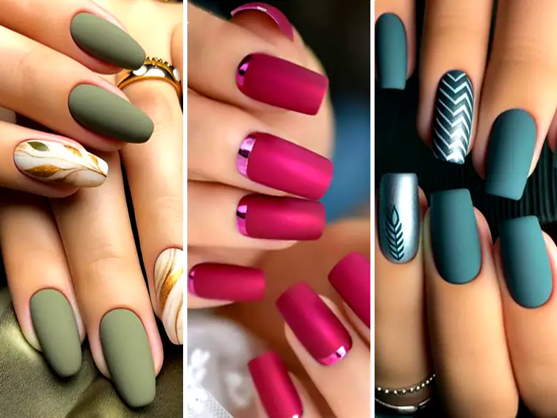 ناخن طراحی شده